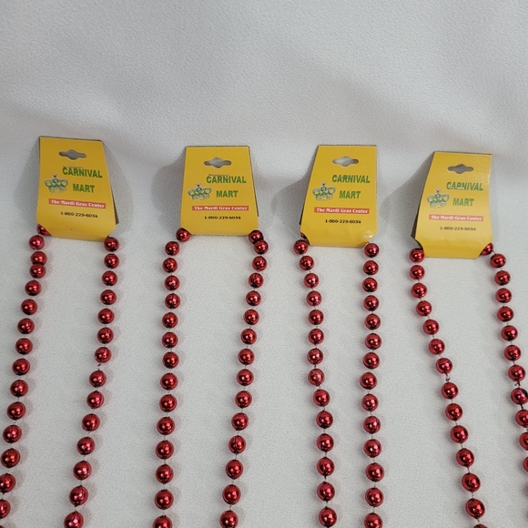(4) Mardi Gras Bead Necklace - Spiderman - Picture 7 of 13